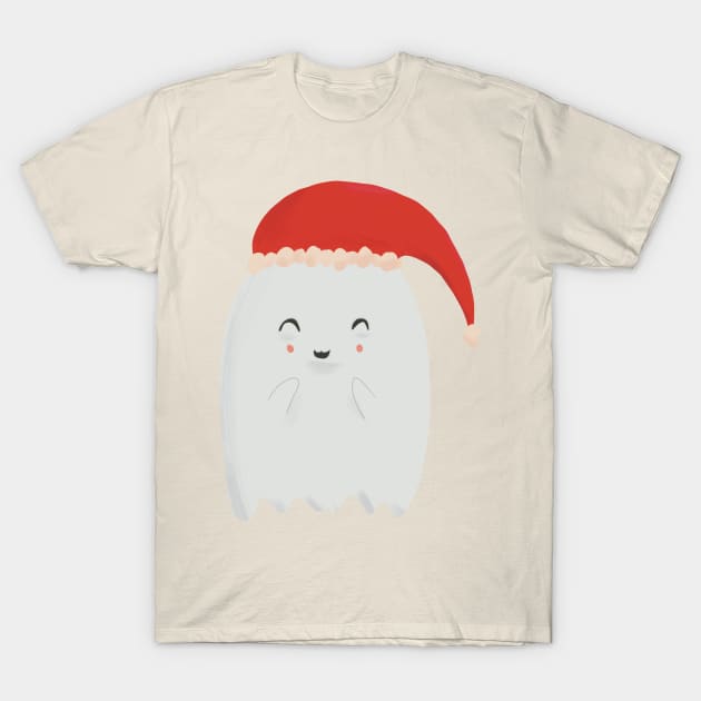 Christmas ghost T-Shirt by Aymzie94